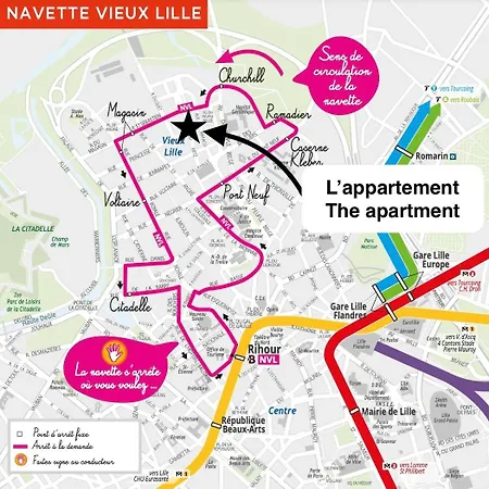 Apartment Calm Flat Ideally Located In Old + Parking!