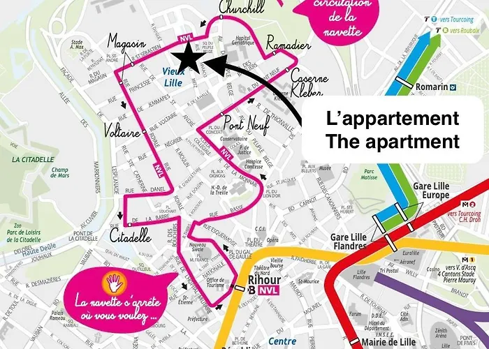 Apartment Calm Flat Ideally Located In Old + Parking!